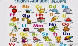 英语26个字母正确读音和书写 26个字母发音