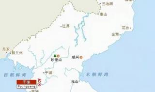 中国地图长津湖地图位置 鸭绿江地图